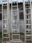 Set of Triple Extending Ladders 2000mm each section