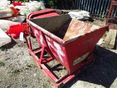 500 Litre Fork Liftable Tipping Skip