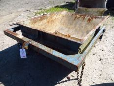 Conquip 2000 Litre Crane Liftable Tipping Skip NB: This item has no record of Thorough