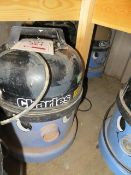Three Charles Wet & Dry Industrial Vacuum Cleaners 110v (no hoses)