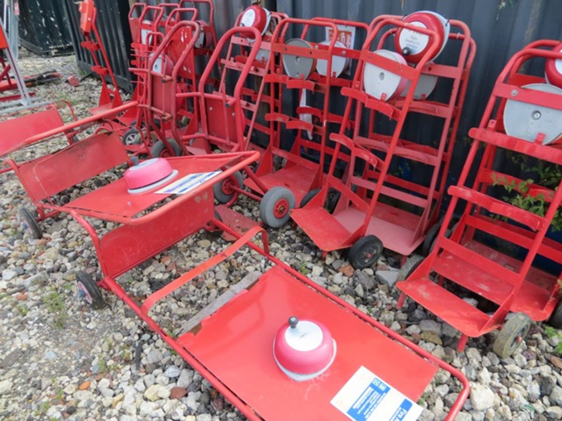 Twenty Three Various Mobile Extinguisher Trollies c/w Fire Bells as lotted - Image 4 of 4