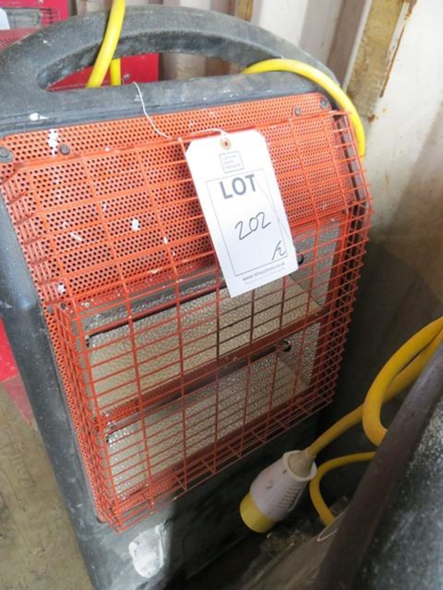 Two Rhino TQ3 Red Rad 110v Thermo Quartz Heater Model H-TQ3-077-110v - Image 2 of 2