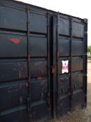 20' x 9' Steel Shipping Container excluding Contents