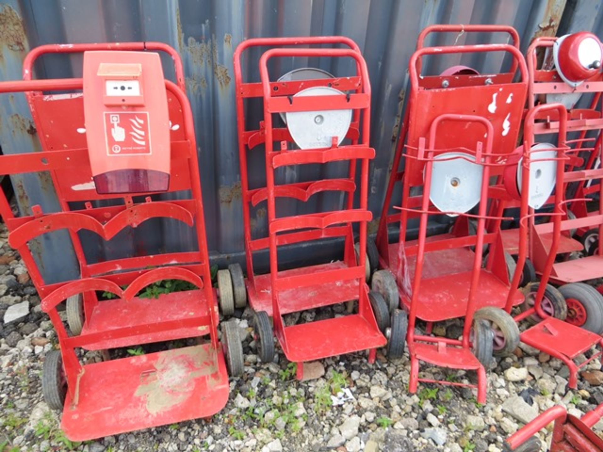 Twenty Three Various Mobile Extinguisher Trollies c/w Fire Bells as lotted - Image 2 of 4