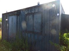 20' x 9' Steel Container & 16' x 8' Steel Container Office