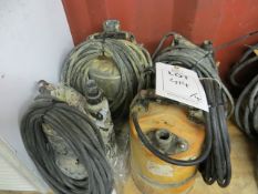 Four Various 110v Submersible Pumps