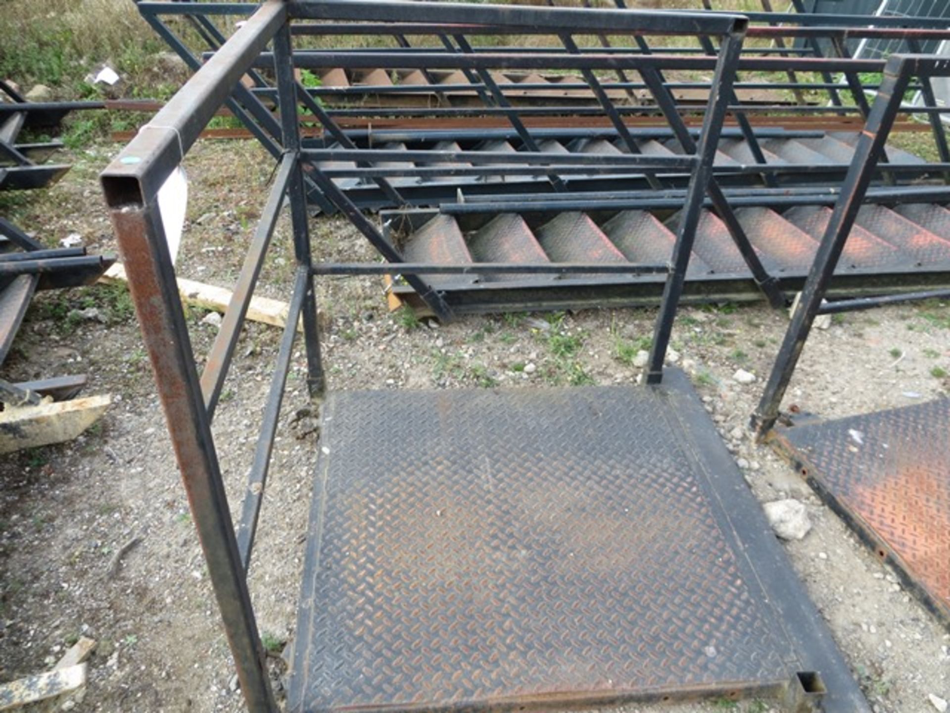 Set of Steel Fabricated Access Steps for Double Stacked Container Access 15 Tread Length 5000mm - Bild 2 aus 2