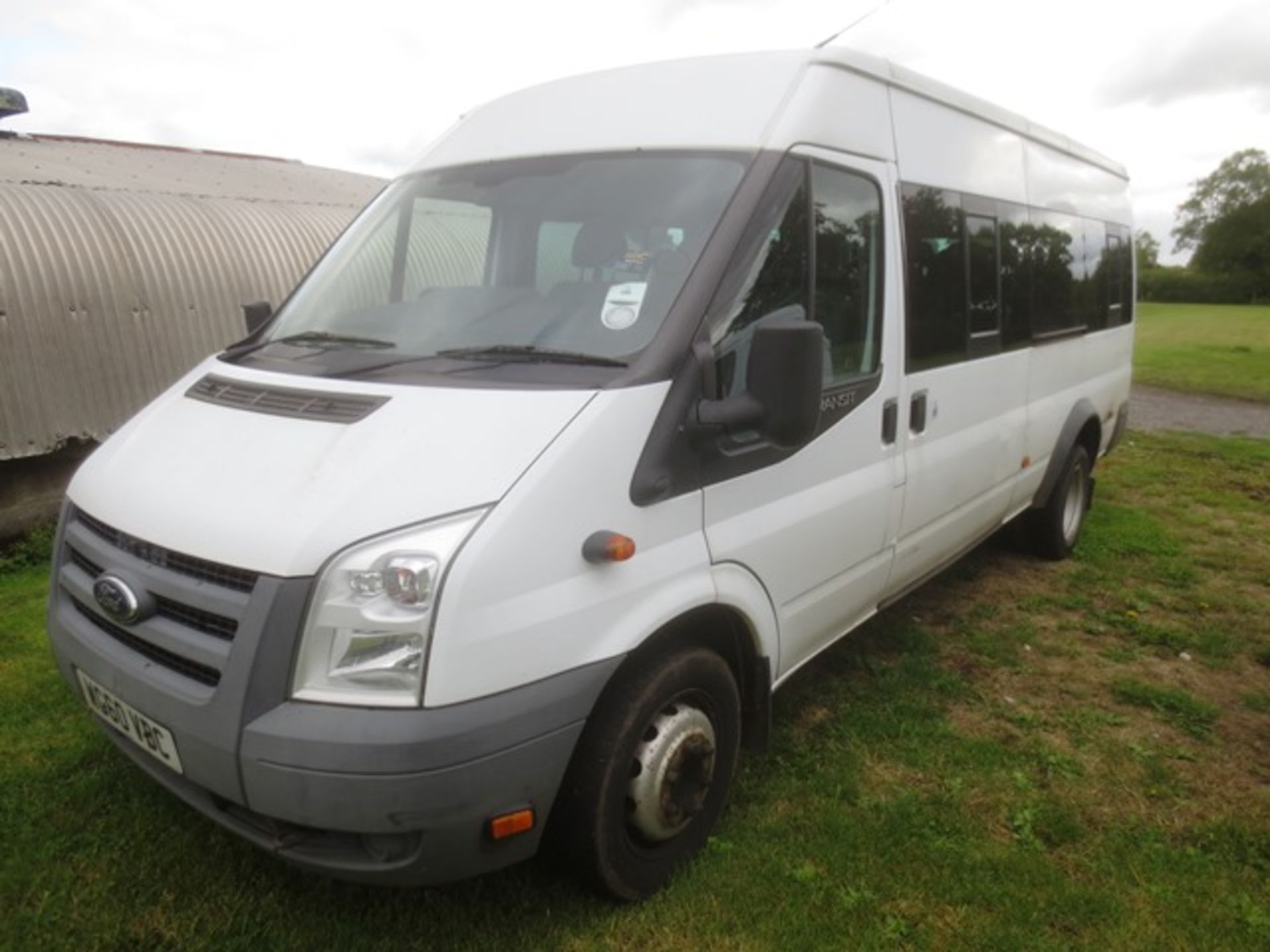 Ford Transit, 17 seater mini bus, reg no: WG60 VBC, mileage: circa 78,300km, MOT: 26/2/20 (please - Image 3 of 15