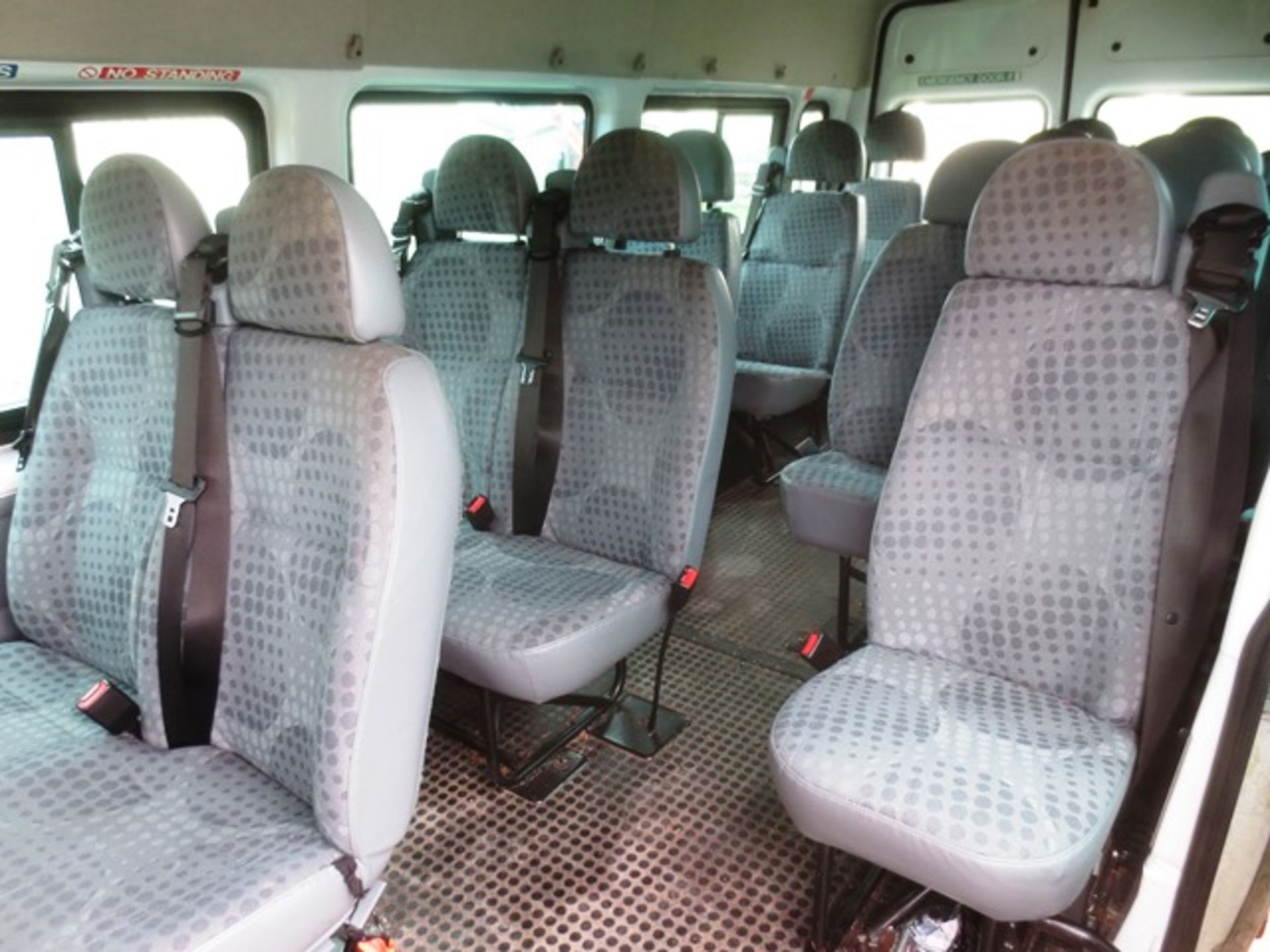 Ford Transit, 17 seater mini bus, reg no: WG60 VBC, mileage: circa 78,300km, MOT: 26/2/20 (please - Image 12 of 15