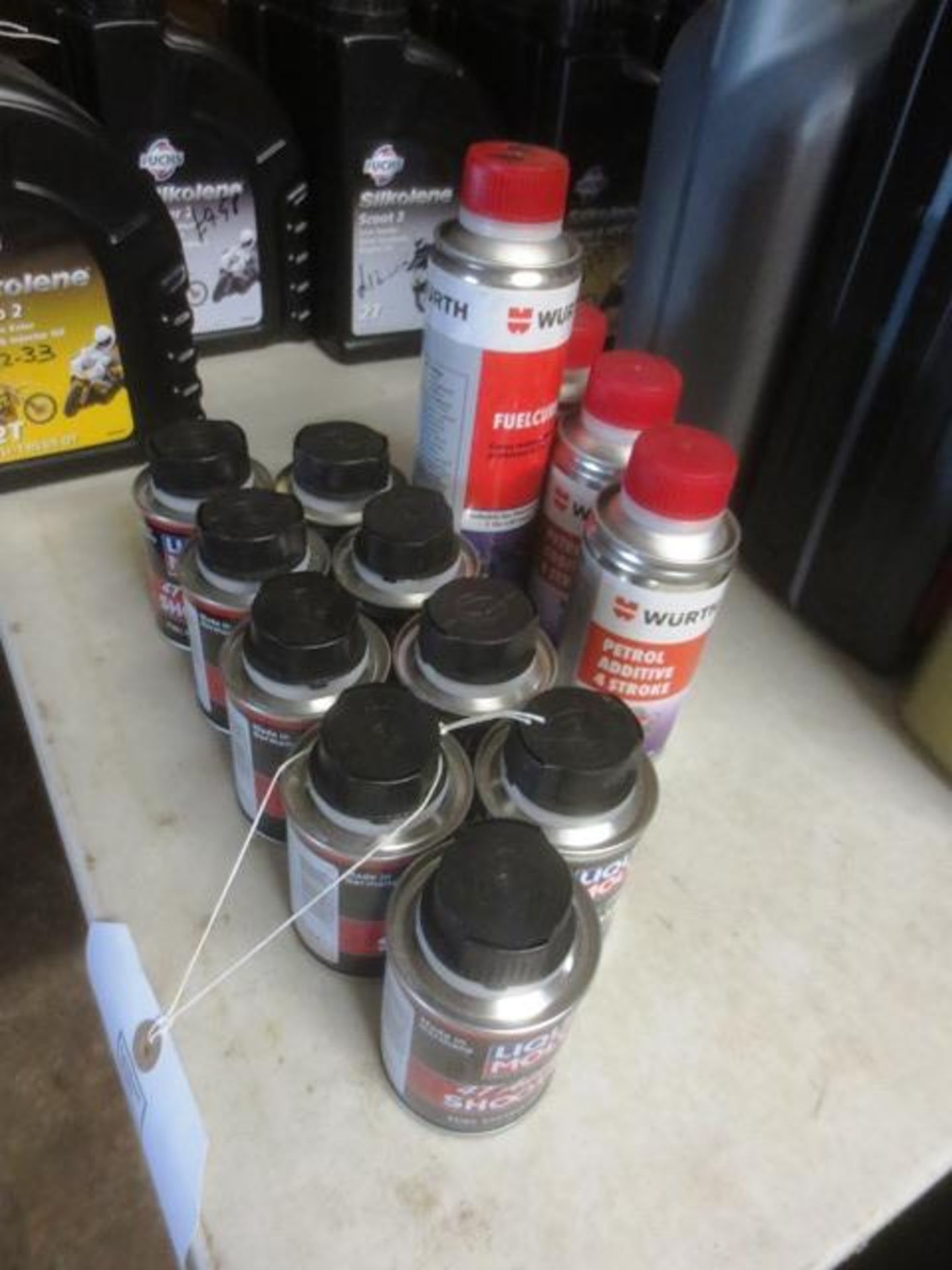 Assorted liquid moly fuel additives (as lotted)