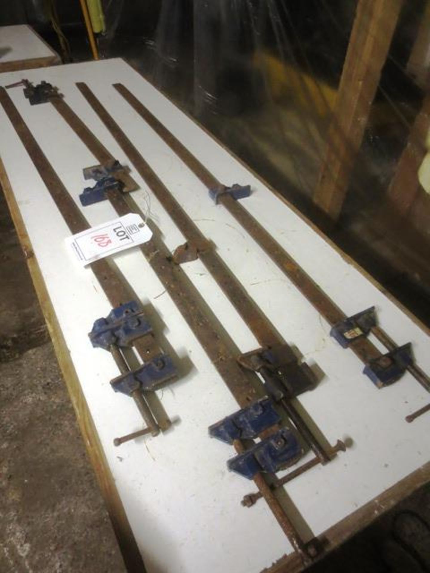 Four sash clamps