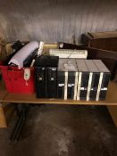 Seven assorted PC's and keyboards (please note: Sold as spares/repairs/parts only)