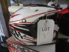 THH Helmets, model TX12 motor cross helmet, size S (1500 grams) (April 2017)
