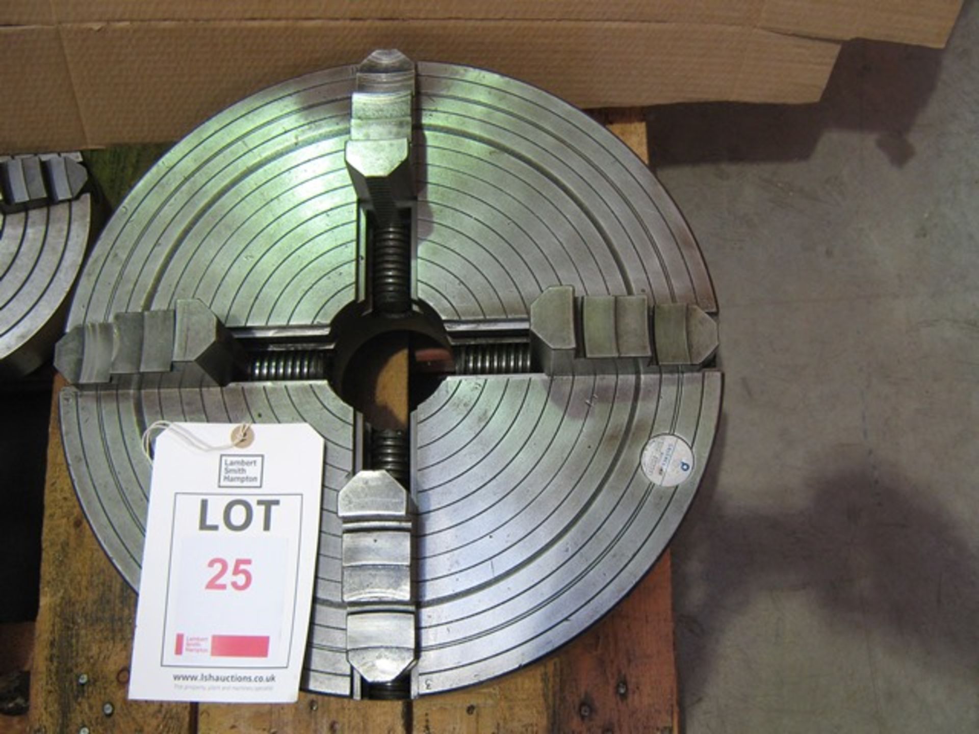 Colchester 4 jaw chuck, 16" diameter D1-8