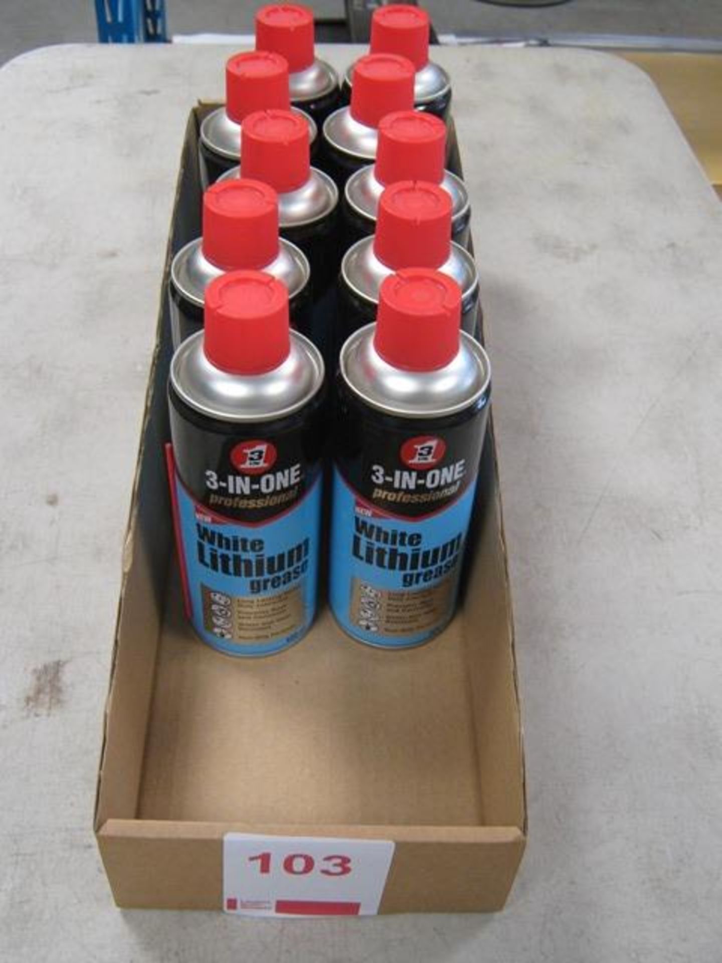 10 x Wight Lithium grease aerosols