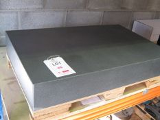 Granite surface plate 1000 x 630mm, Grade 00, unused
