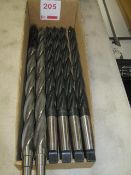 Long series 3 flute drill 25 and 26mm dia drills