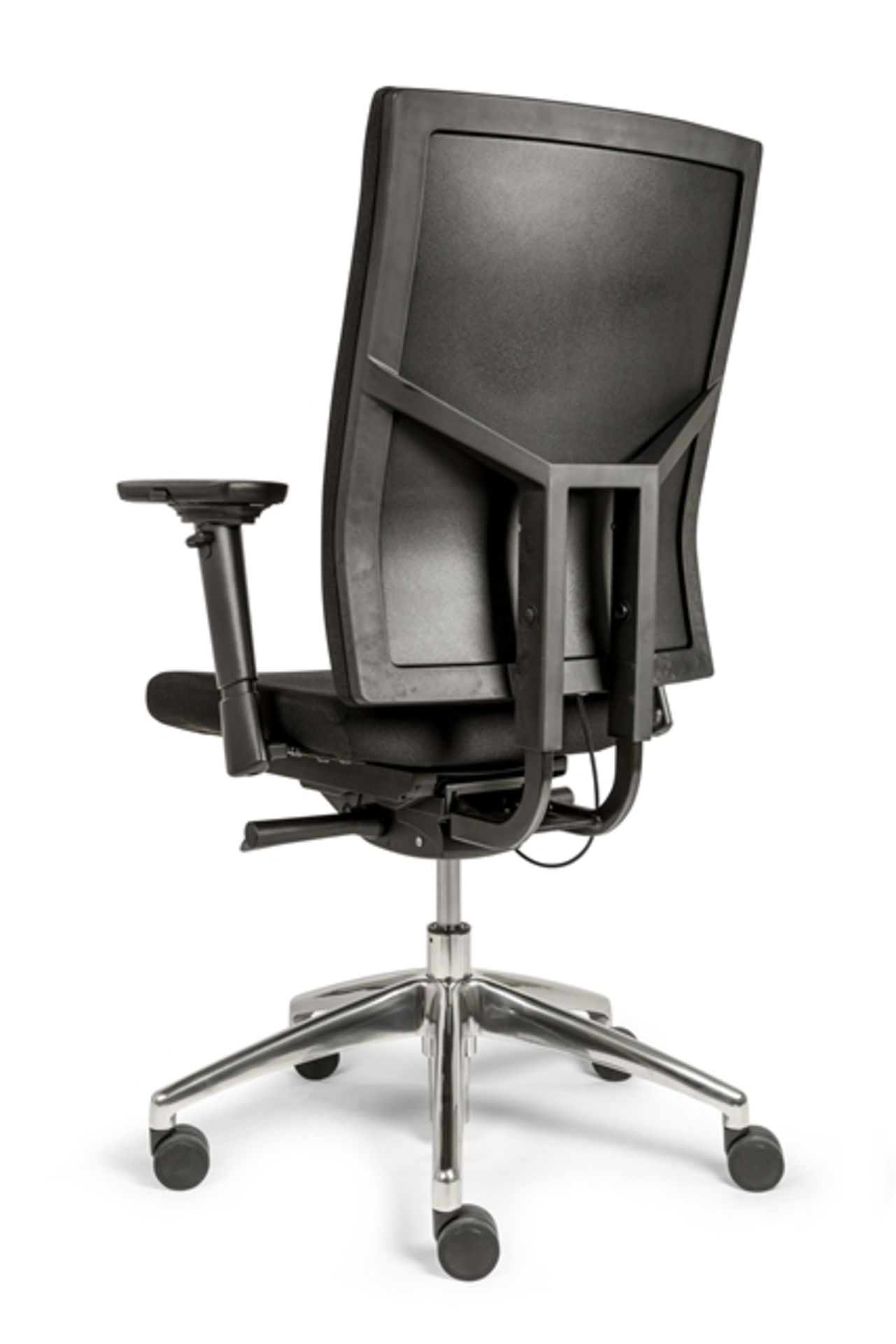 Unused ergonomic fully upholstered office chair in black (RRP £289) located in Stafford, viewing - Image 5 of 7