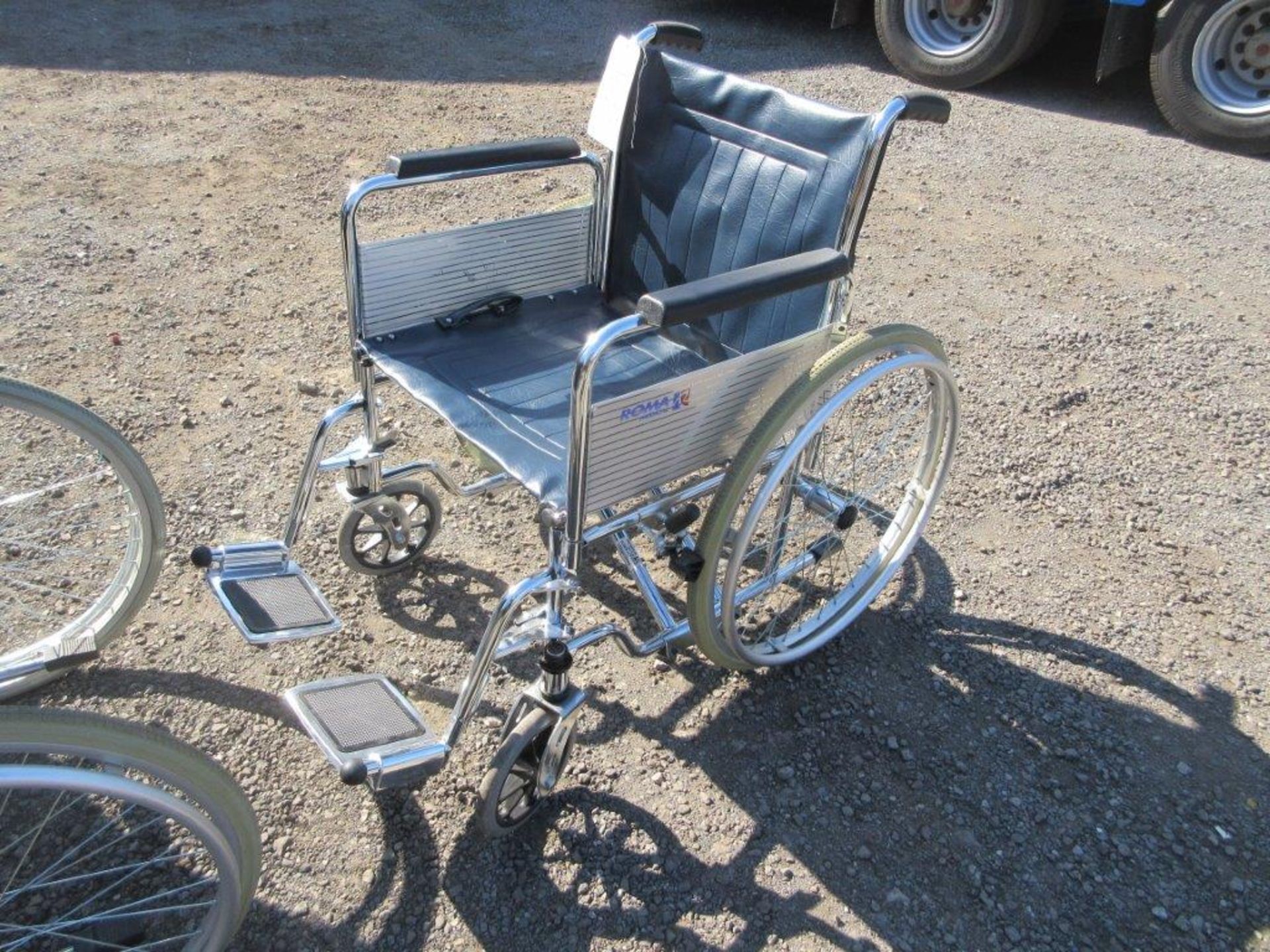 Roma Medical folding wheelchair located in Holmes Chapel, viewing by appointment only 30/09/2019 - Image 2 of 2