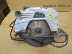 Wickes WCS185L electric circular saw, Serial no. 10060488 located in Stafford, viewing by
