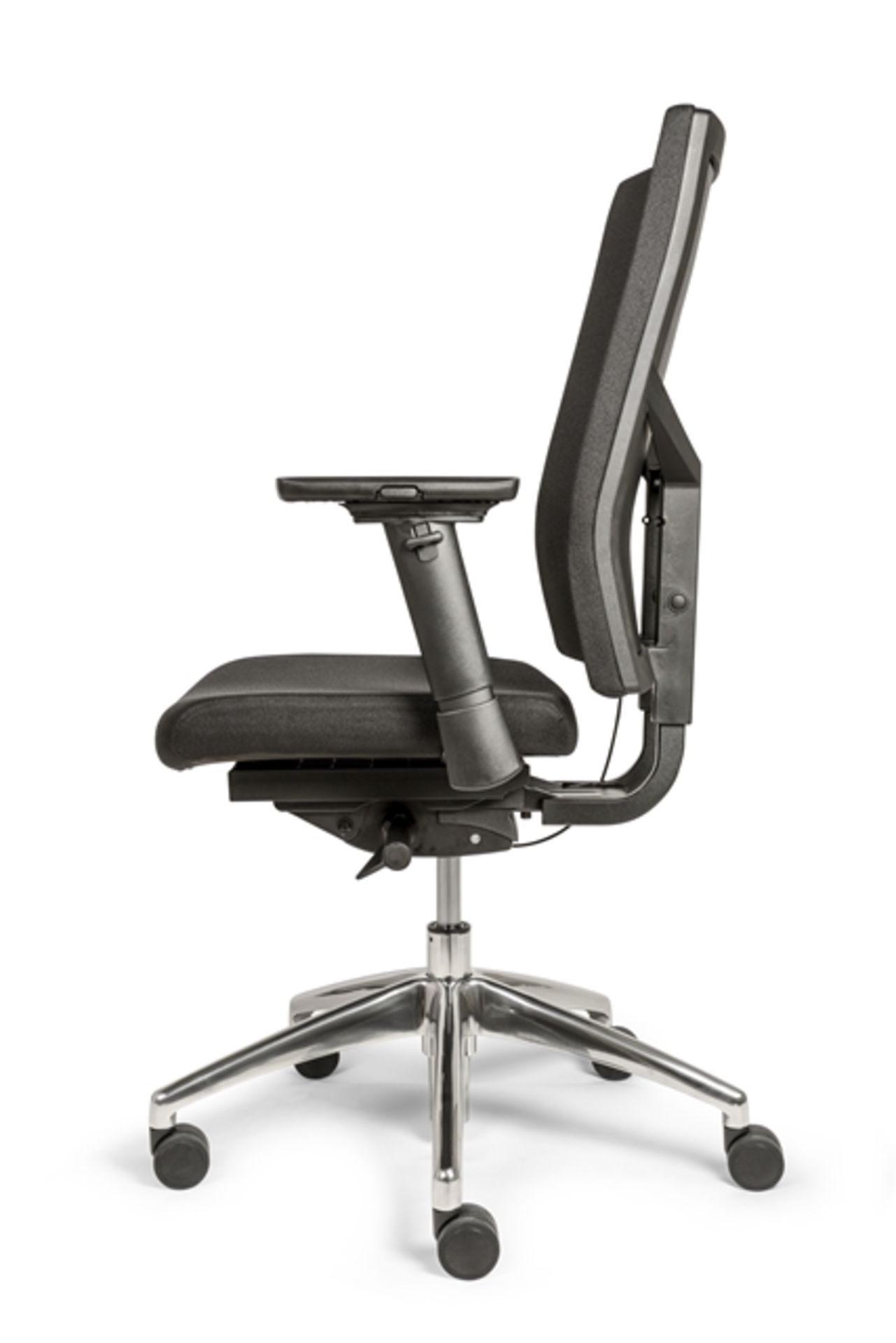 Unused ergonomic fully upholstered office chair in black (RRP £289) located in Stafford, viewing - Image 3 of 7
