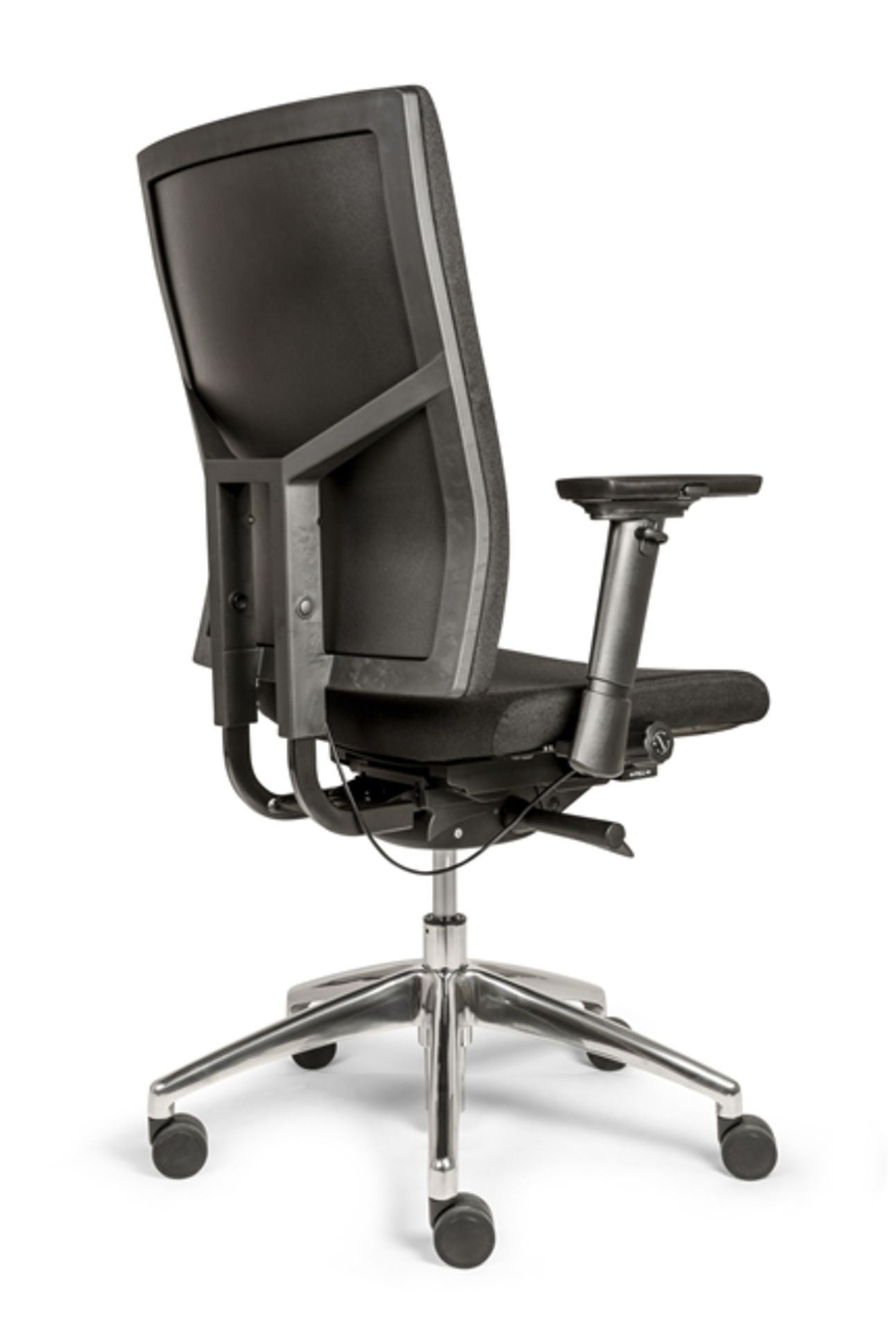 Unused ergonomic fully upholstered office chair in black (RRP £289) located in Stafford, viewing - Image 6 of 7