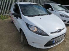 Ford Fiesta Base 1.4TDCi Trend diesel panel van 1399cc Reg No DX62AUK DOR 01/09/2012 95,378 recorded