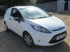 Ford Fiesta Base 1.4TDCi Trend diesel panel van 1399cc Reg No YG61BUF DOR 21/09/2011 60,211 recorded