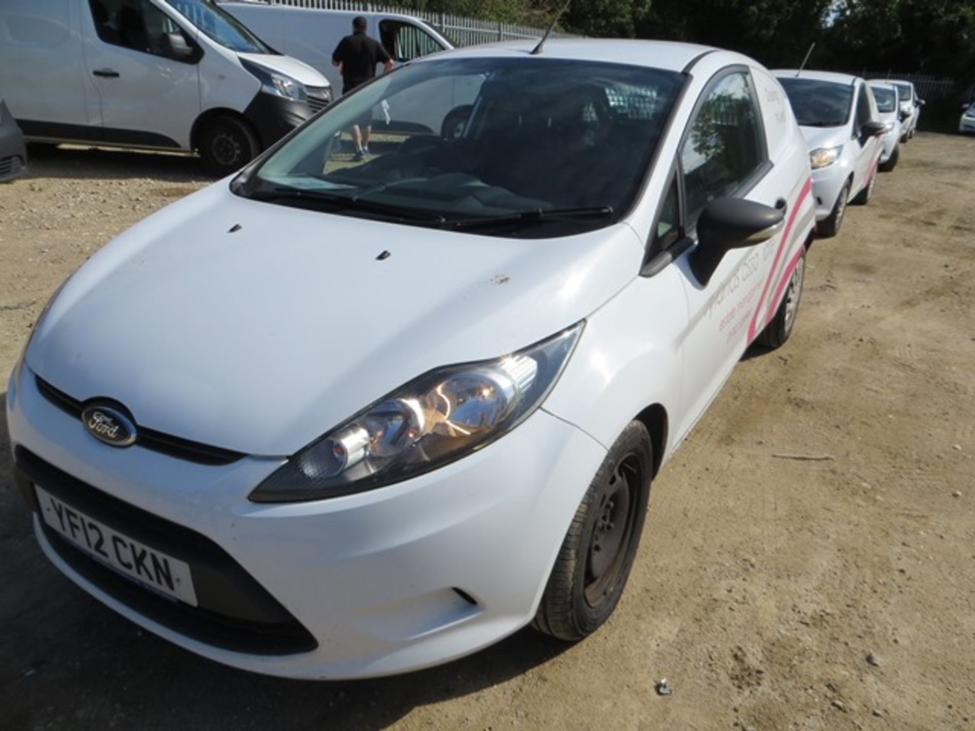 Ford Fiesta Econetic II 1.6TDCi diesel panel van 1560cc Reg No YF12CKN DOR 15/06/2012 105,691 - Image 2 of 8