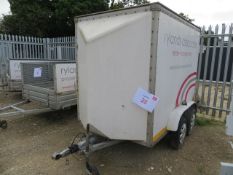 Dixon Bate 1700kg twin axle box trailer model TOWA VAN s/n DM08110