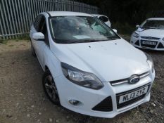 Ford Focus Zetec 1.6TDCi Econectric 5 door diesel hatchback 1560cc Reg No NL13ZYZ DOR 25/06/2013