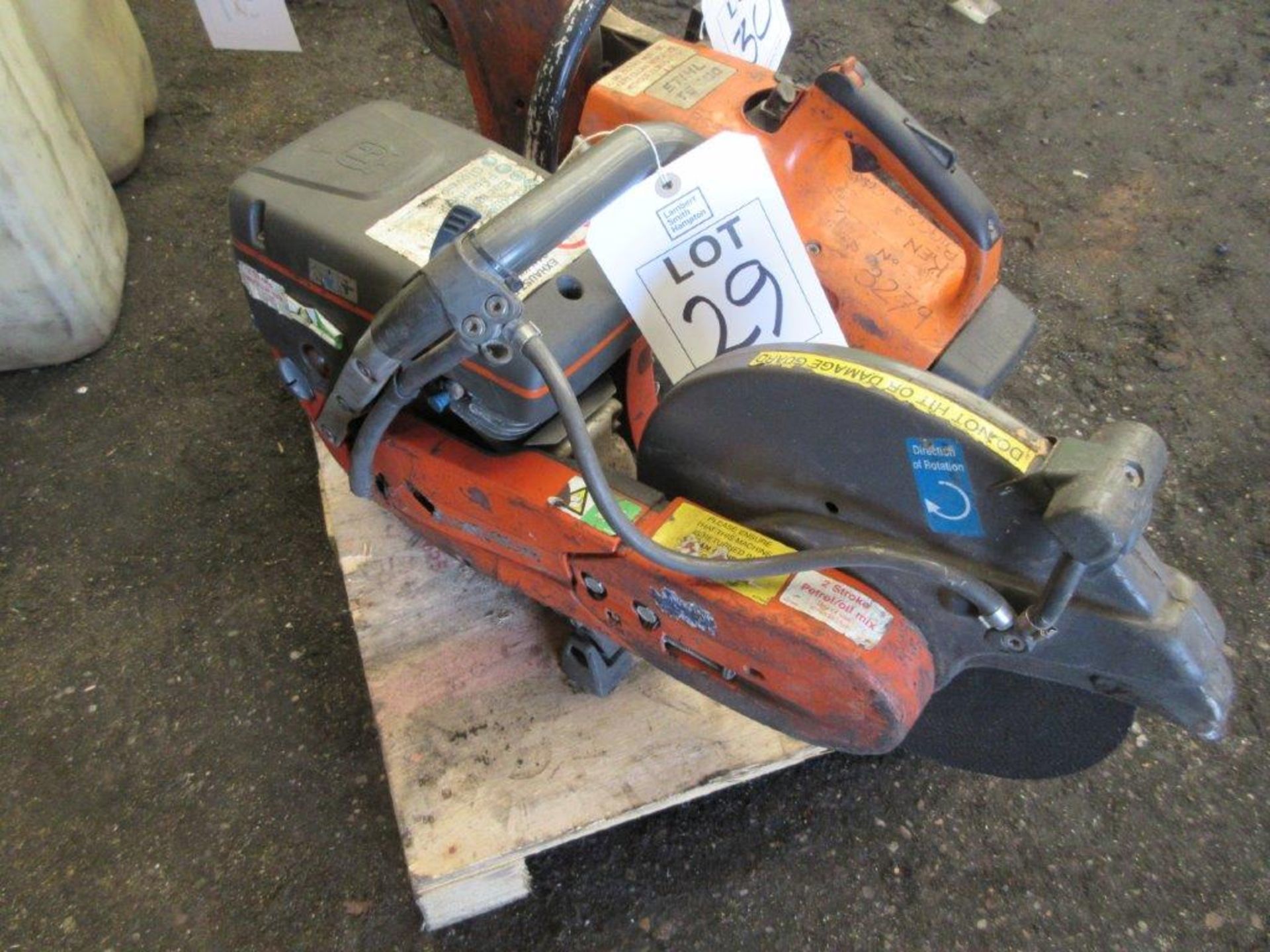 Husqvarna K760 petrol powered disc cutter