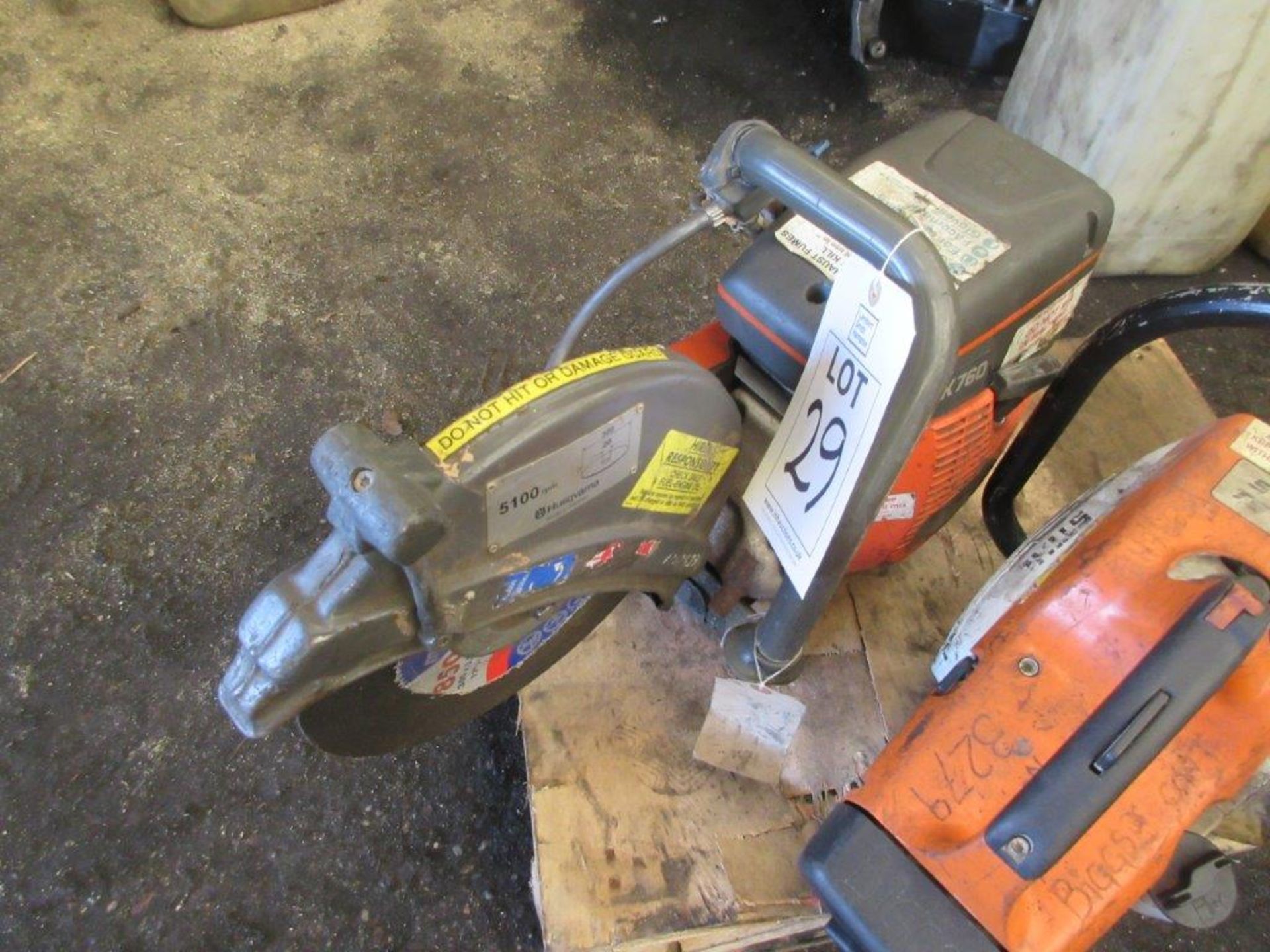 Husqvarna K760 petrol powered disc cutter - Image 2 of 2