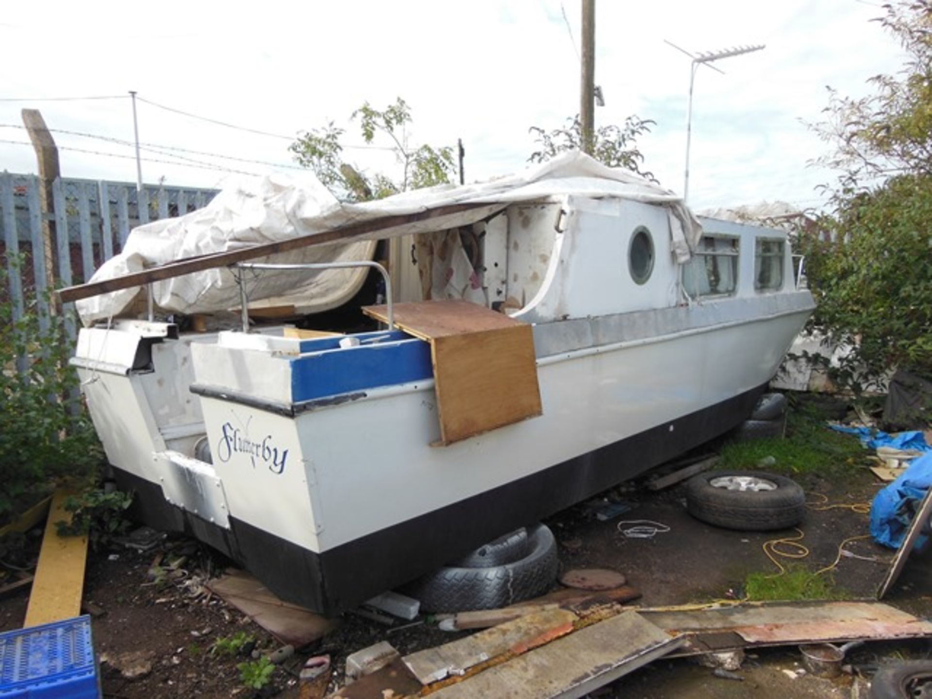 20 ft. canal cruiser for re-fit and repair. *NB: A work Method Statement and Risk Assessment must