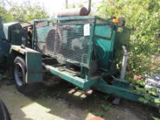 Single axle cable pulling trailer for repair/ spares. *NB: A work Method Statement and Risk