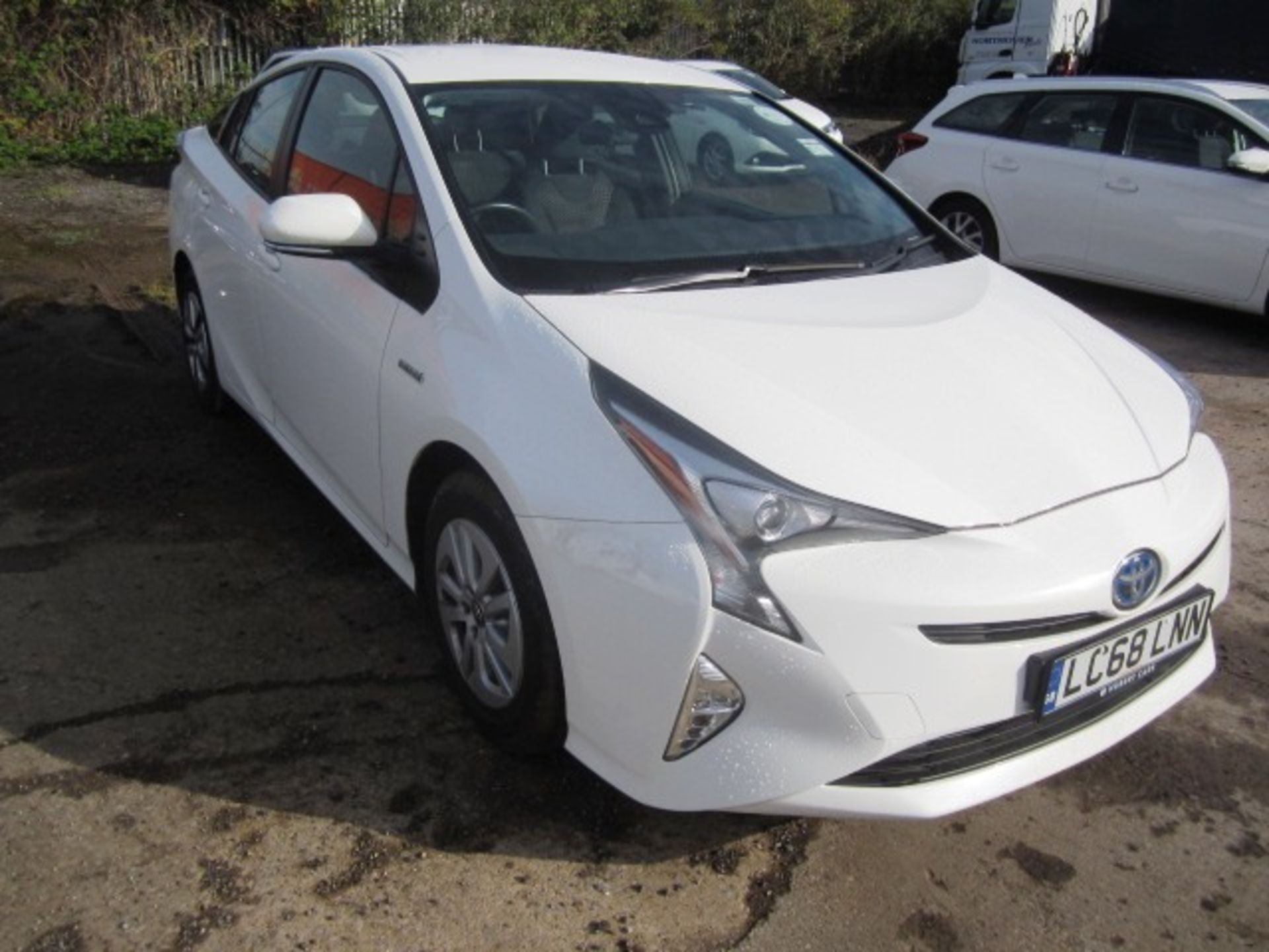 Toyota Prius Active VVT-I CVT 1.8 hybrid 5 door hatchback. Registration: LC68 LNN. Recorded