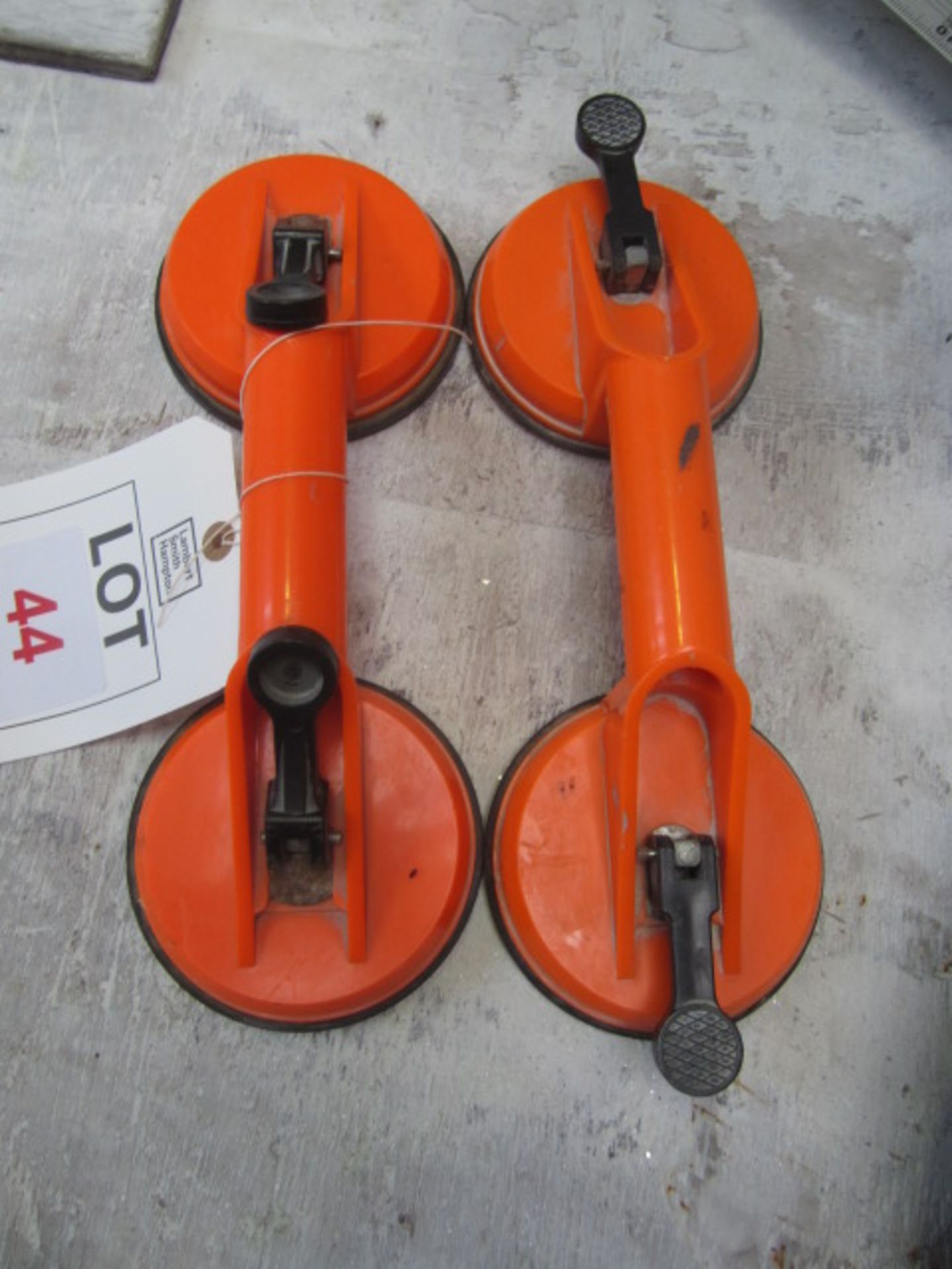 2 x 2 cup glass suction lifting handles