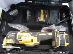 Dewalt DCS355 18V multi tool, Battery, charger, carry case