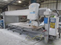 Denver 3 axis Skema bridge type saw, s/n: 4210513 with Syel V10 control, approx. table size 3.5m x