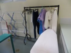 Contents of Laundry Room to include five mobile linen trollies, three mobile linen bins, one