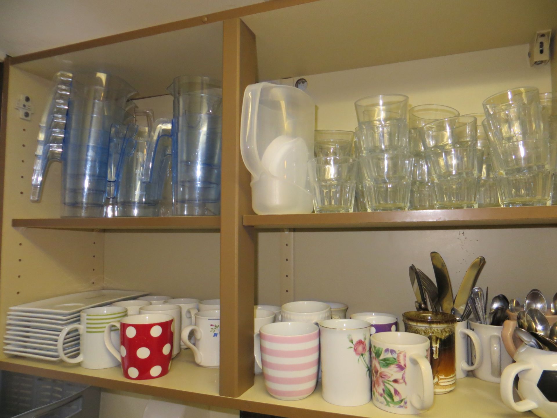 Contents of kitchen to include WB200 water boiler, Service dishwasher, undercounter fridge, crockery - Image 3 of 3