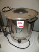 Baroc 444448529 20L stainless steel electric hot water boiler