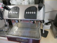 Expobar Markus twin bean to cup coffee machine model No MIC2GR c/w San Rimo SR50 ELON grinder