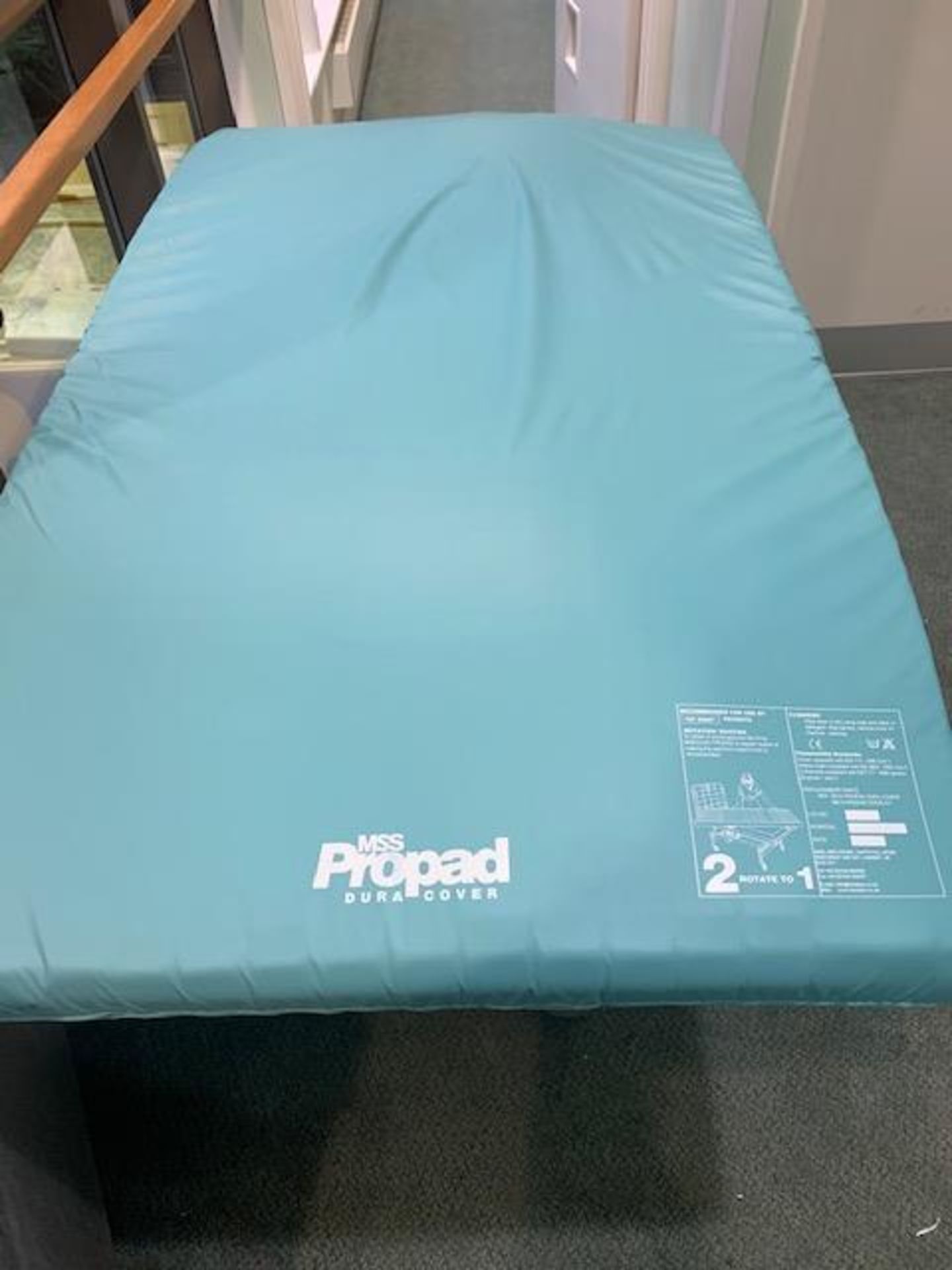 Two MSS Propad Dura Covers medical mattress overlays