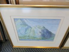 Nine various framed prints of water scenes & boats