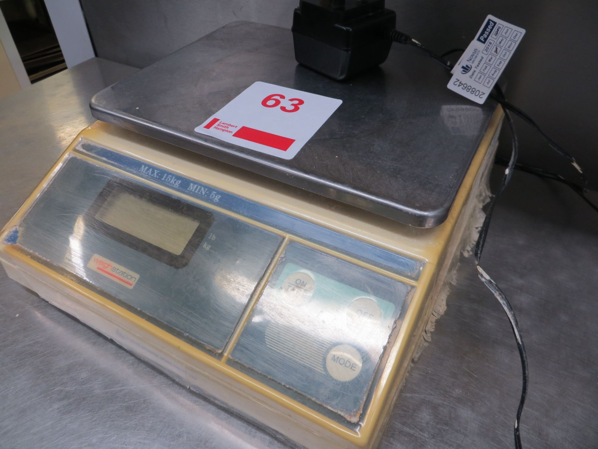 Weighstation F178 electronic platform scale s/n 20111109183