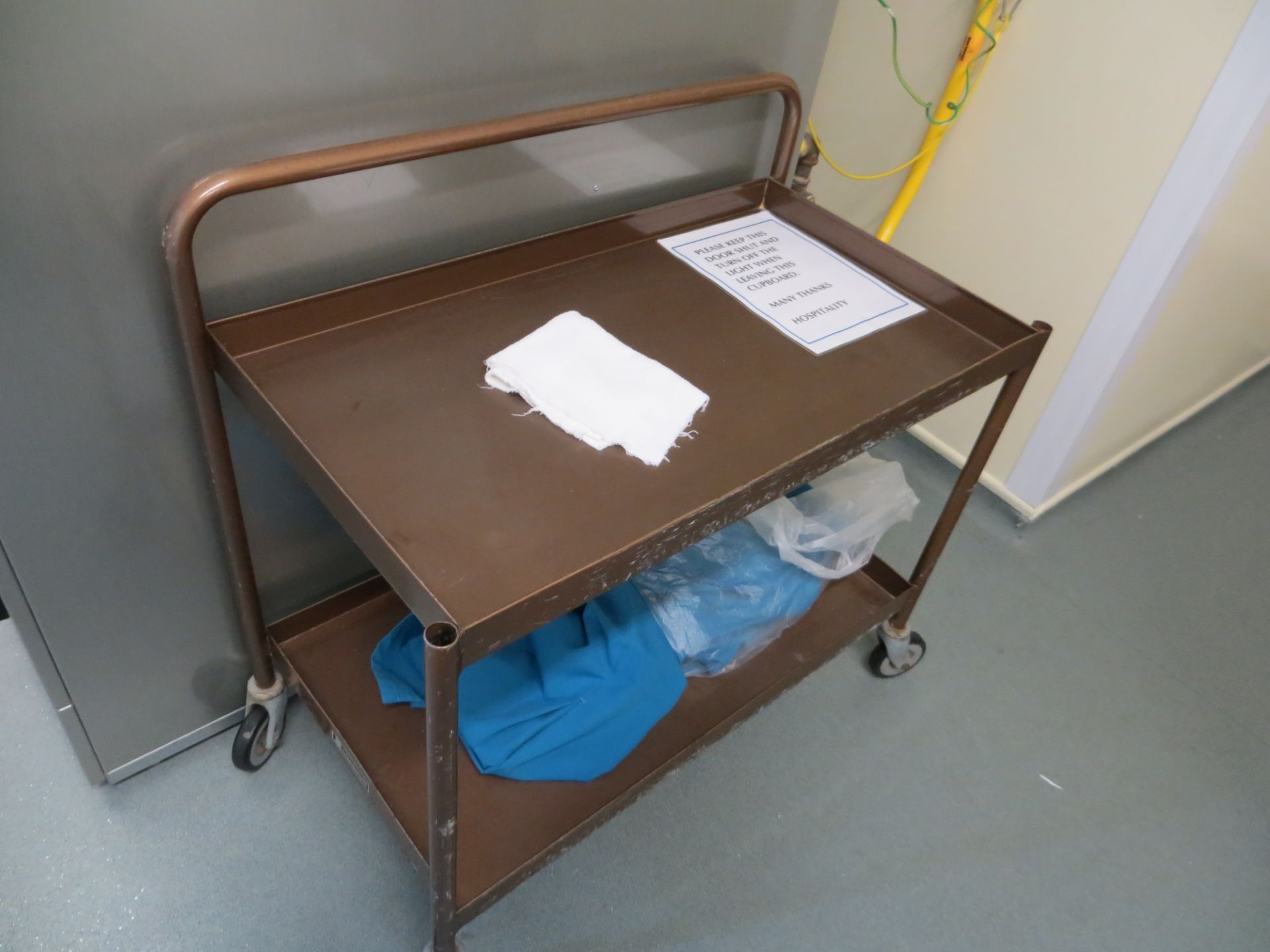 Contents of Laundry Room to include five mobile linen trollies, three mobile linen bins, one - Image 3 of 6