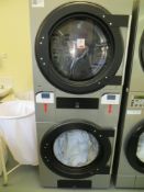 Domus DTP2-18G Stacked 18Kg Commercial Gas Tumble Dryer s/n 86757 230v Gas Power 24Kw NB A work