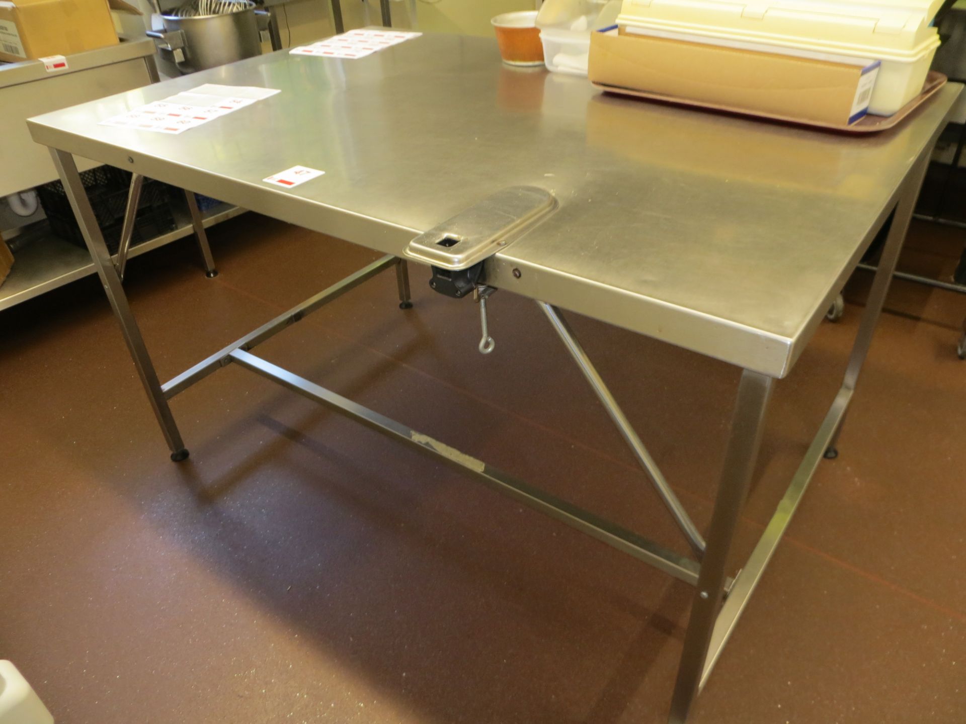 Stainless Steel workstation 1500mm x 1000mm