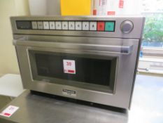 Panasonic Pro11 NE 1880 stainless steel commercial microwave 240v